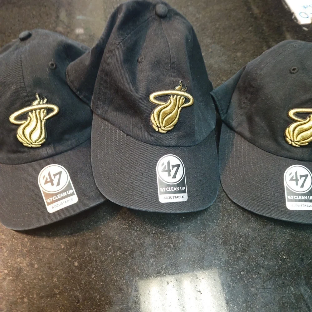 Miami heat dad cap one size fits all
